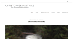 Desktop Screenshot of christophermatthias.com