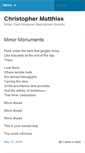 Mobile Screenshot of christophermatthias.com